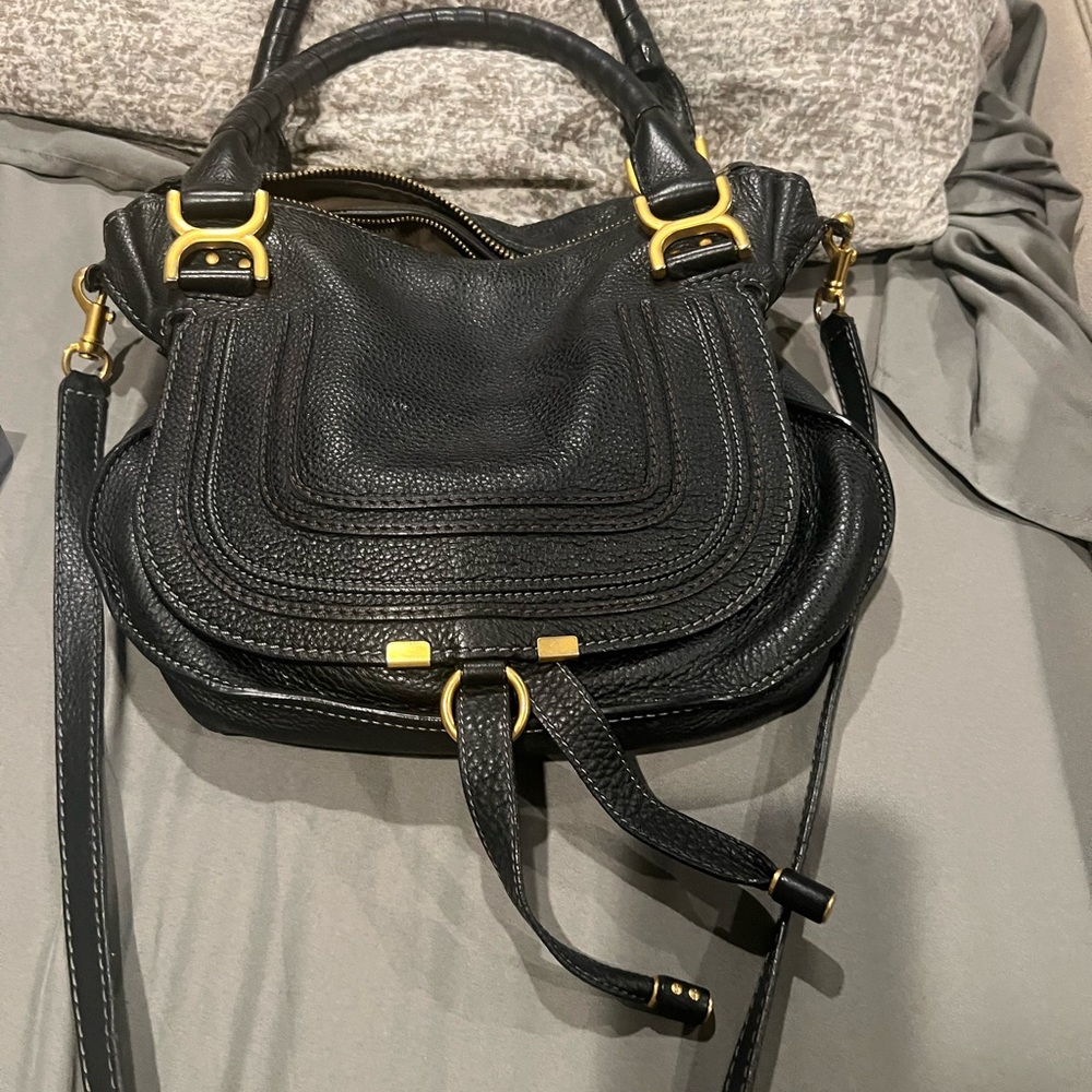 Authentic Chloe Black Handbag - Picture 2 of 5